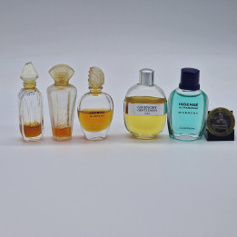 Lot de 5 Miniatures de Parfum Givenchy Vintage 1974-1994