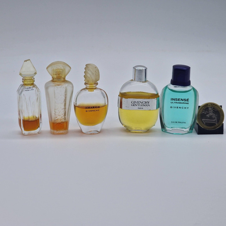Vintage Givenchy Miniature Perfume Set (5 pcs) 1974-1994