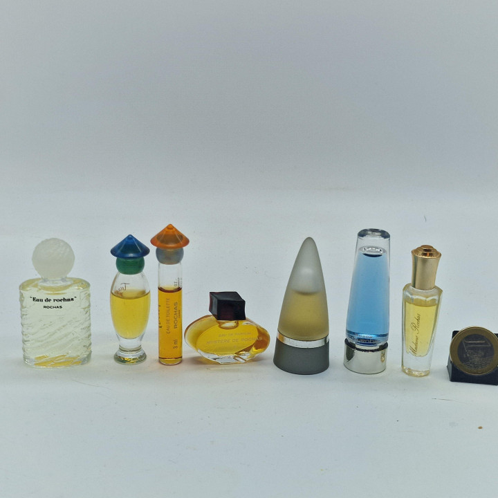 Vintage Rochas Parfum Miniatuur Set - 7 Stuks