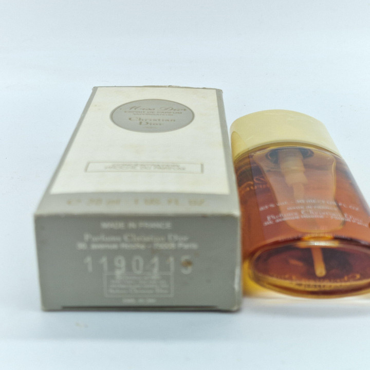 Perfumy Vintage Miss Dior Christian Dior Esprit de Parfum 30ml Atomizer, Rzadki Zapach Kolekcjonerski 1990, Oryginalne Pudelko