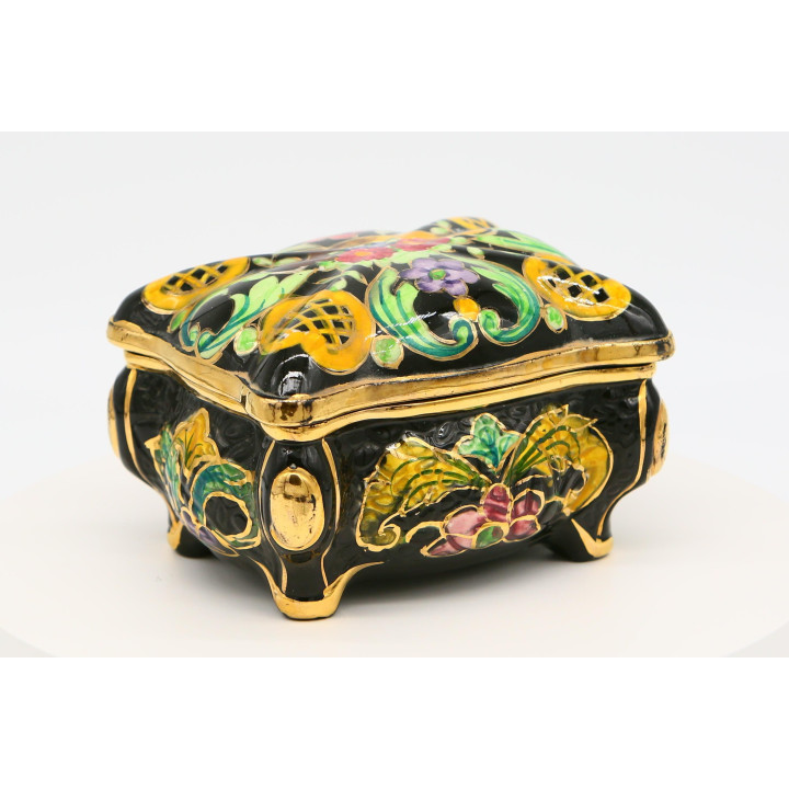 Portagioie in Ceramica Hubert Bequet Quaregnon Belgio 1950