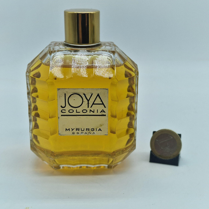 Винтажный одеколон духи Myrurgia Joya, граненый флакон 200 мл, Испания 1970-е, коллекционный аромат почти полный