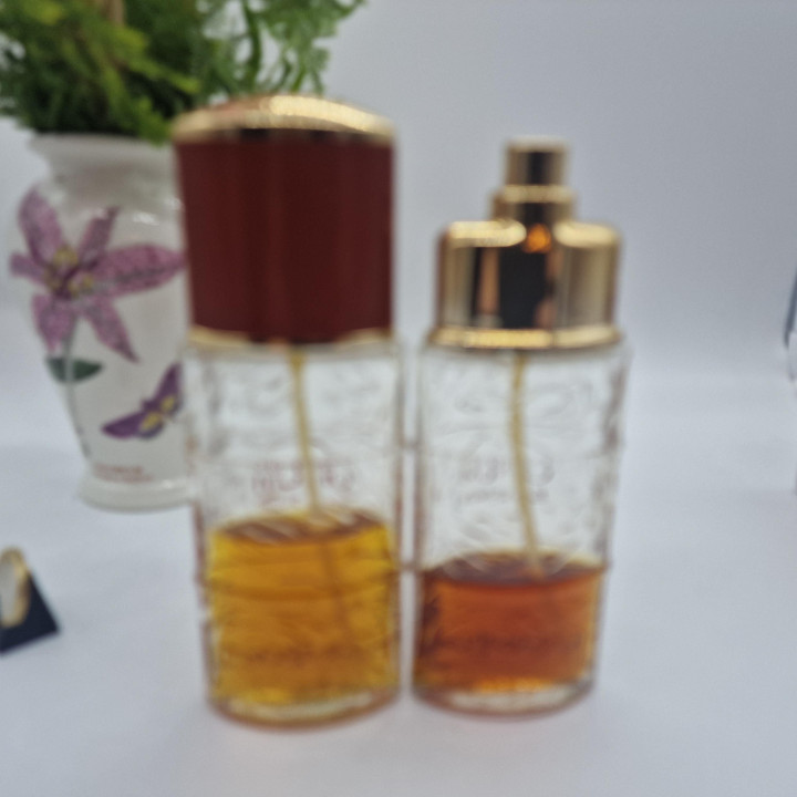 Lot Parfum Vintage Yves Saint Laurent YSL Opium Eau de Toilette EDT Ère Sanofi - 2 Flacons 40ml Total, Collection Années 90 San…
