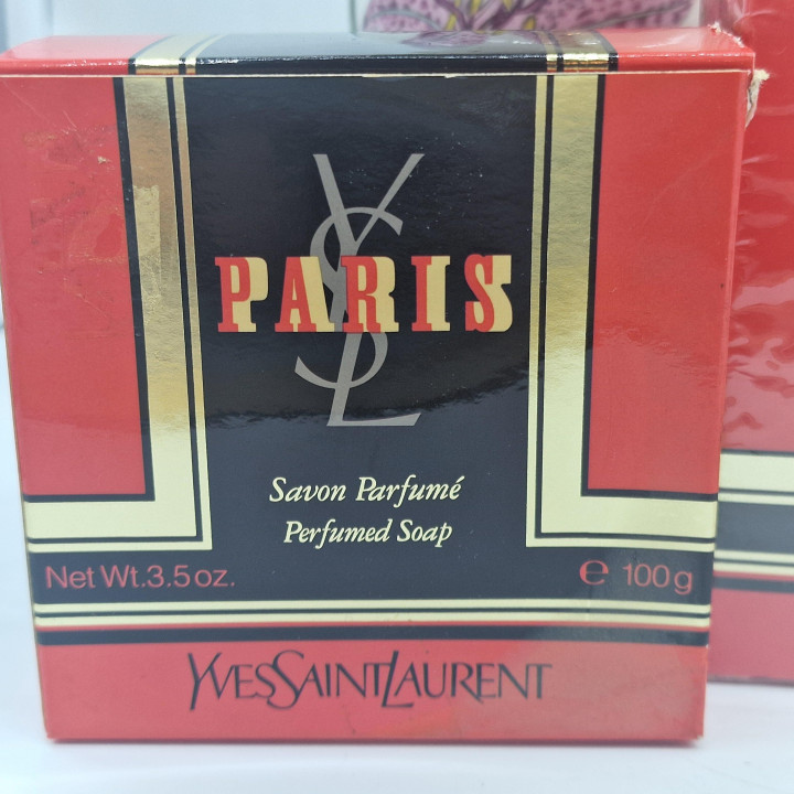 Coffret Toilette Vintage YSL Paris - Collection Années 80