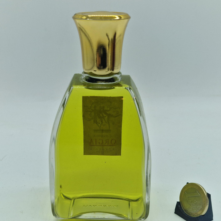 Woda Kolońska Perfumy Vintage Myrurgia Orgia, Duży Flakon 200ml, Hiszpański Zapach Lata 70, Rzadki Kolekcjonerski Okaz Barcelon…