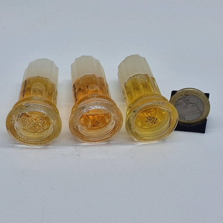 ヴィンテージ香水ミニチュア - ラウラ ビアジョッティ ローマ オードトワレ - 5ml 3本セット - 1990年代レア香水 コレクション用 ローマの柱ボトル