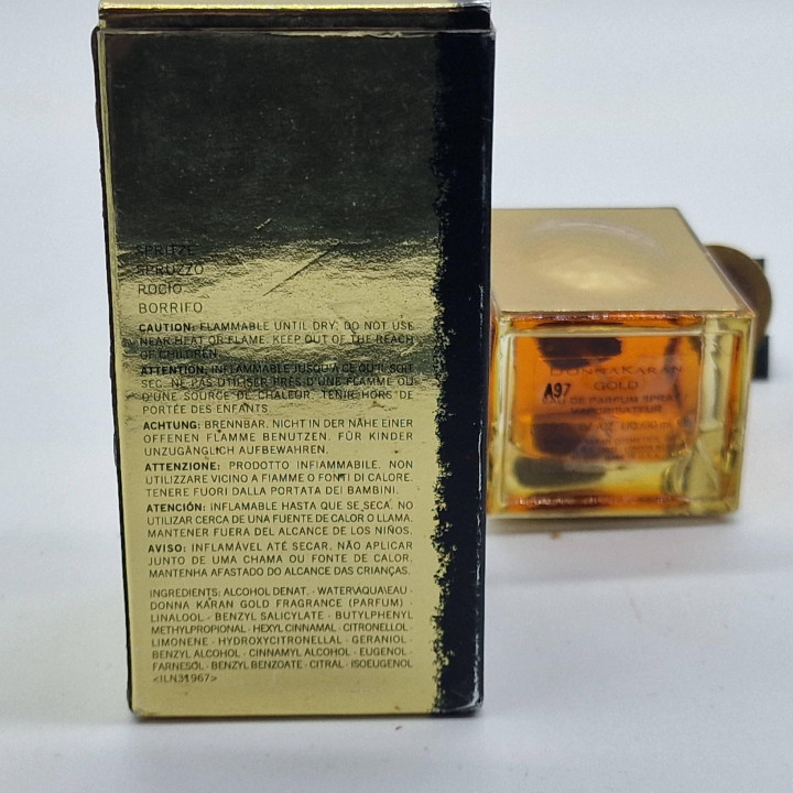 Donna Karan Gold 30ml EDP Vintage - Perfume de Colección