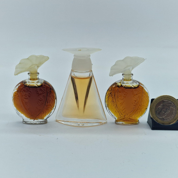 Set Profumi in Miniatura Vintage - Lotto Flaconi da Collezione, Aubusson Parigi, 2x Histoire d'Amour e 1x Aubusson 25, Francia…