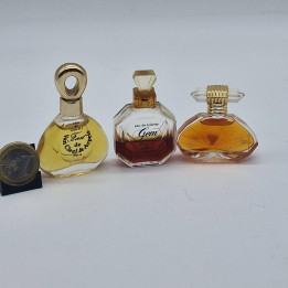 Conjunto de 3 miniaturas de perfume - Van Cleef & Arpels First, Gem e Van Cleef, fragrâncias vintage de 5ml, colecionismo anos…