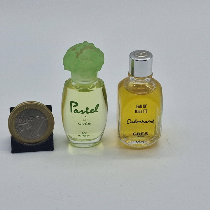 Zestaw miniatur perfum Grès Paris (lata 90.) - Cabochard i Pastel