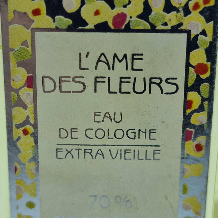 Винтажный цитрусовый одеколон, Flor de France L'Ame des Fleurs, Eau de Cologne Extra Vieille 250 мл, редкие французские духи 19…