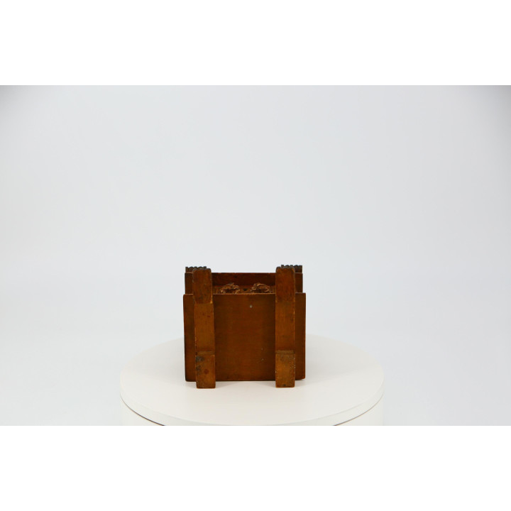 Boîte à bijoux Néorenaissance Sgabello XIXe siècle - Bois Sculpté