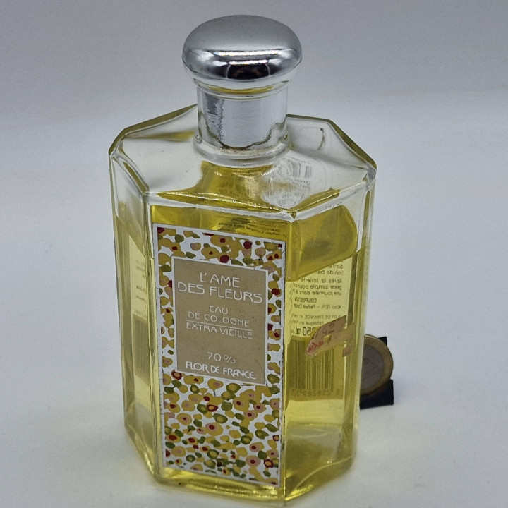 Винтажный цитрусовый одеколон, Flor de France L'Ame des Fleurs, Eau de Cologne Extra Vieille 250 мл, редкие французские духи 19…