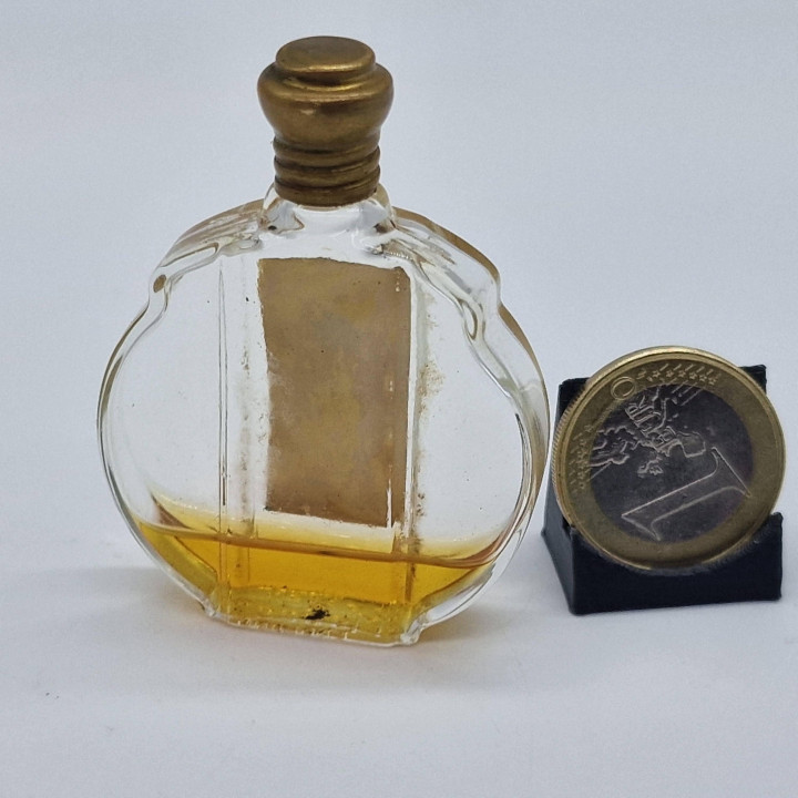 Antiek Parfumflesje - Potter & Moore Lavender Water, Vintage Glazen Fles met Messing Dop, Engeland Jaren 1920 Verzamelobject