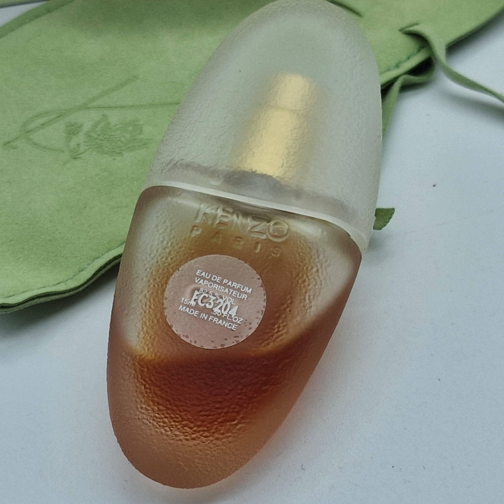 ケンゾー Beauxex オードパルファム ヴィンテージ香水 15ml, 1990年代の非常に希少なコレクター向けフレグランス オリジナルの化粧箱と専用布袋付き スプレーボトル フランス製