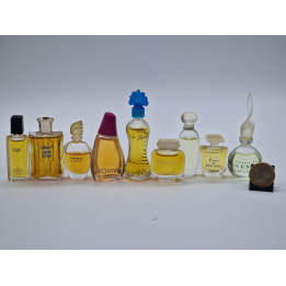 Miniature Parfum Vintage de Collection, Givenchy Amarige, Jean Louis Scherrer, Lucien Lelong Indiscret, Eau de Toilette Retro 1…