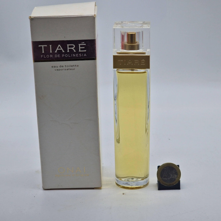 Onai Tiare Flor de Polinesia Eau de Toilette by Myrurgia, Vintage 2000s Rare Spanish Perfume 75 ml Soliflor, Collectible Fragra…