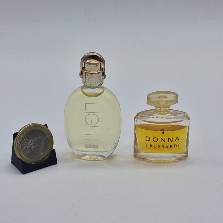 Conjunto Miniaturas Perfume Trussardi Donna e Light Her