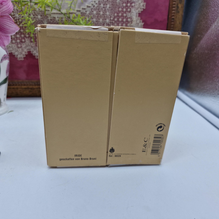 Vintage Parfumfles, Les Beaux Arts Iride van Bruno Bruni, Gelimiteerde Editie 100ml, Bronzen Sculptuur, 1994, met Certificaat