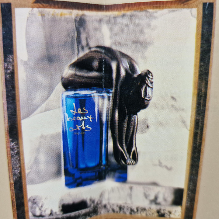 Parfum Vintage et Flacon d'Art, Les Beaux Arts Iride par Bruno Bruni, Édition Limitée 100ml, Sculpture de Bronze, 1994, Certifi…
