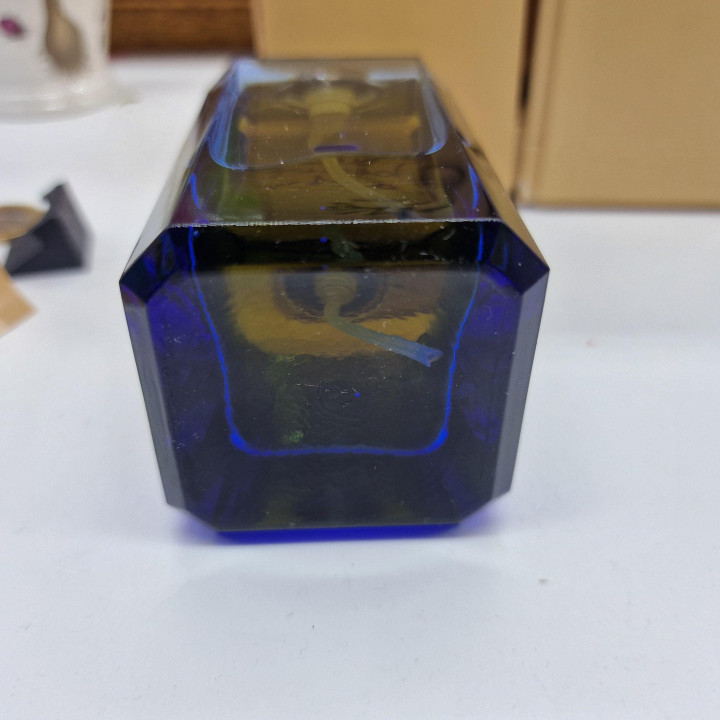 Vintage Parfumfles, Les Beaux Arts Iride van Bruno Bruni, Gelimiteerde Editie 100ml, Bronzen Sculptuur, 1994, met Certificaat
