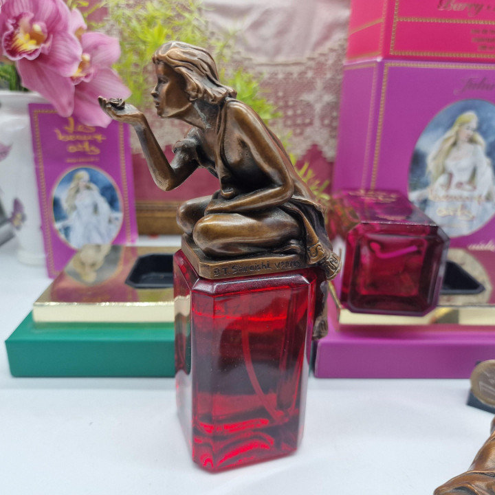 ヴィンテージ香水セット レボザール E & C ロミオとジュリエット バリーシライシ作 100ml 2本セット 箱付き 1990年代 限定彫刻ボトル コレクターズアイテム