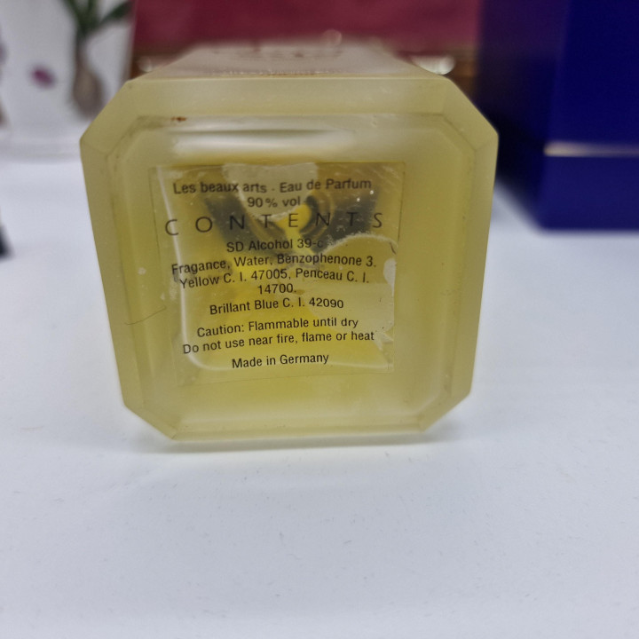 Flacon Parfum Sculpture Miguel Berrocal Les Beaux Arts Édition 3, Verre d'Art Vintage 1992, Édition Limitée de Collection 100ml