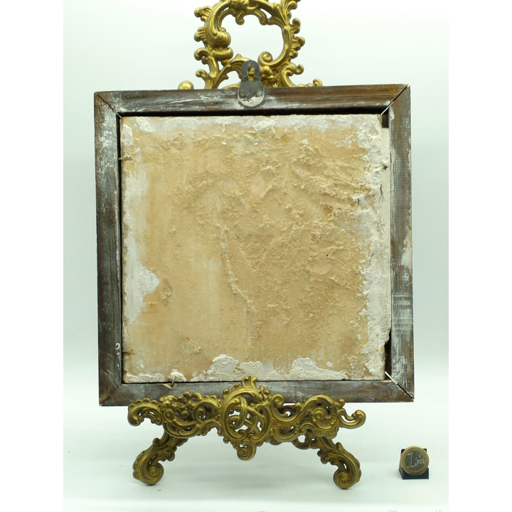 Piastrella Vittoriana XIX Secolo - Fagiano e Fiori