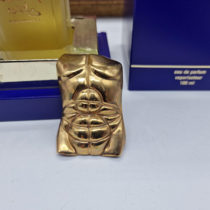 Flacon Parfum Sculpture Miguel Berrocal Les Beaux Arts Édition 3, Verre d'Art Vintage 1992, Édition Limitée de Collection 100ml