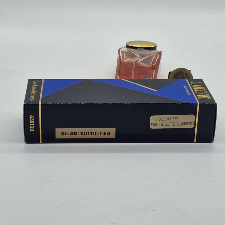 Clandestine Guy Laroche Eau de Toilette Vintage Parfüm Duft, 50 ml mit Originalkarton, 1986 Chypre Blumig Sammlerstück