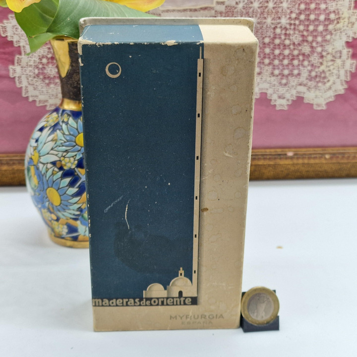 Parfum en Zeep Cadeauset - Vintage Myrurgia Maderas de Oriente 25ml met Sandelhout, Mid-Century Art Deco Verzamelaars Set Cosme…