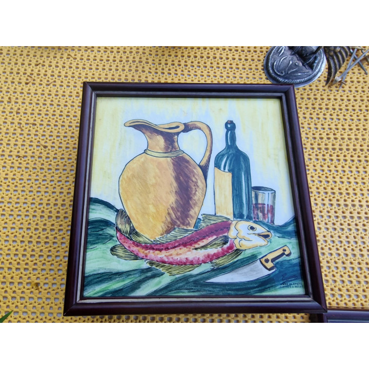 6 Azulejos de Cerâmica Vintage Enma - Espanha 1960