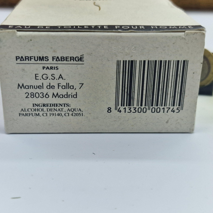 Spirit Fabergé Eau de Toilette, винтажный мужской парфюм 1990х годов, туалетная вода 100 мл с коробкой, редкие коллекционные ду…