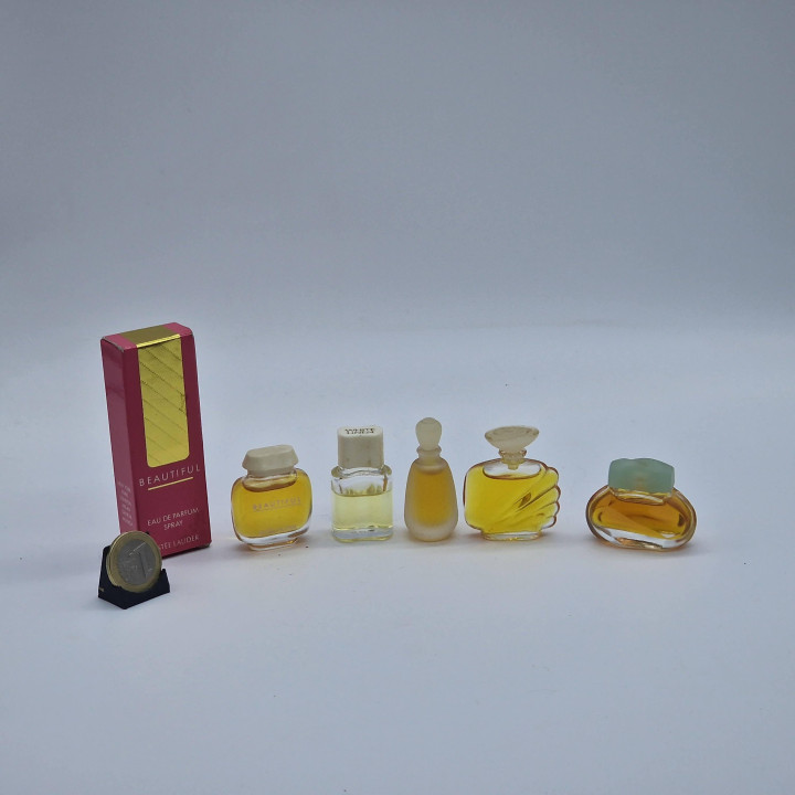 Conjunto de 6 Miniaturas de Perfume Estée Lauder Vintage
