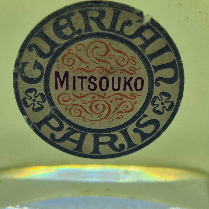Guerlain Mitsouko Vintage Extrait de Parfum, Baccarat Kristallen Hartdop Flacon, Verzamelbaar Parfum, 60ml, Circa 1930