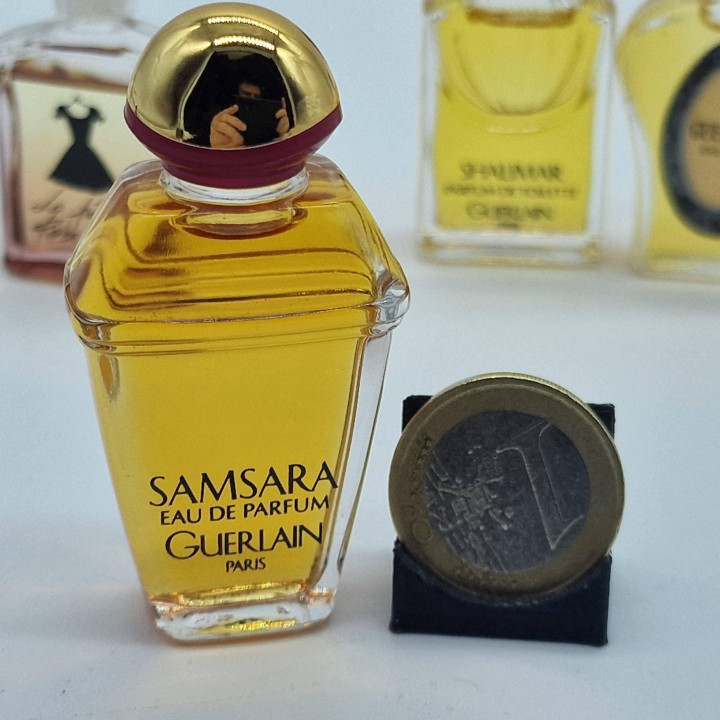Conjunto de 9 Miniaturas de Perfume Guerlain - Shalimar, Samsara