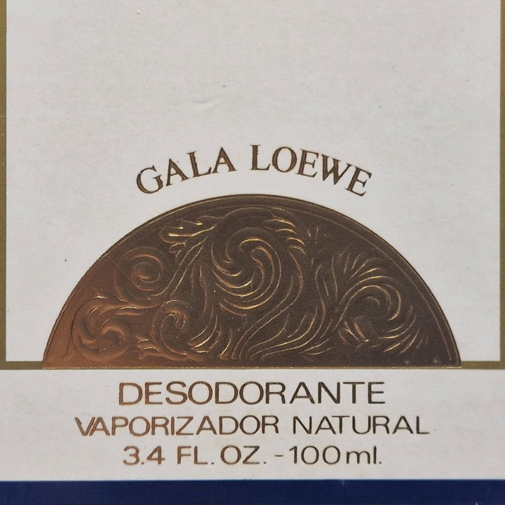 Gala Loewe Déodorant Parfumé Vintage 100ml, Spray Vaporisateur avec Boîte d'Origine, Parfum de Collection Espagne 1990