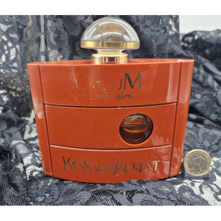 ヴィンテージ香水 イヴサンローラン YSL オピウム オードトワレ 120mlボトル 残量約50ml 1990年代ビンテージ オリジナル処方 レア香水 廃盤コレクターズ