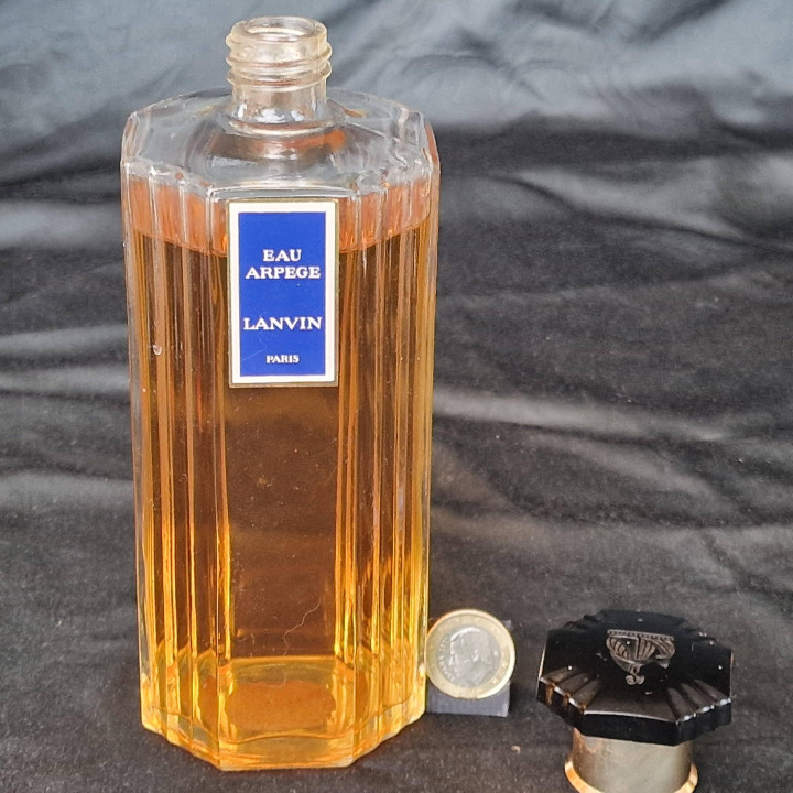 Vintage Parfum en Grote Fles Lanvin Paris Eau Arpège 360 ml, Verzamelgeur uit de Jaren 60, Tentoonstellingsflacon - 90% Vol