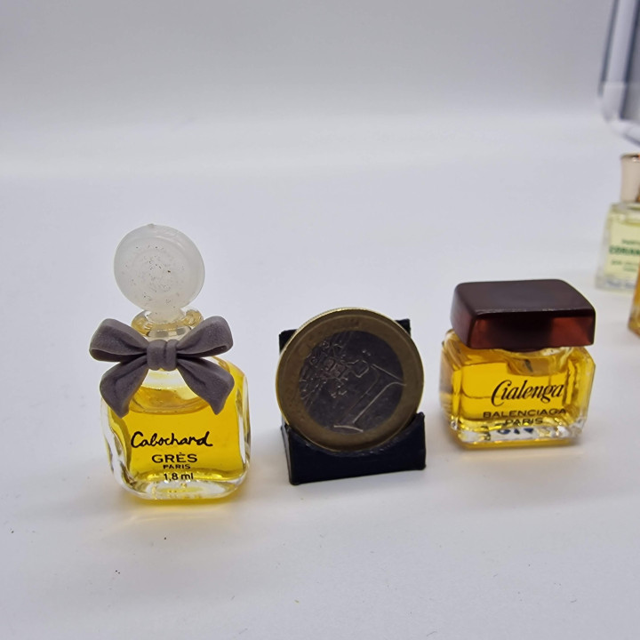 25 Vintage French Perfume Miniatures Collection - Guerlain, Balmain