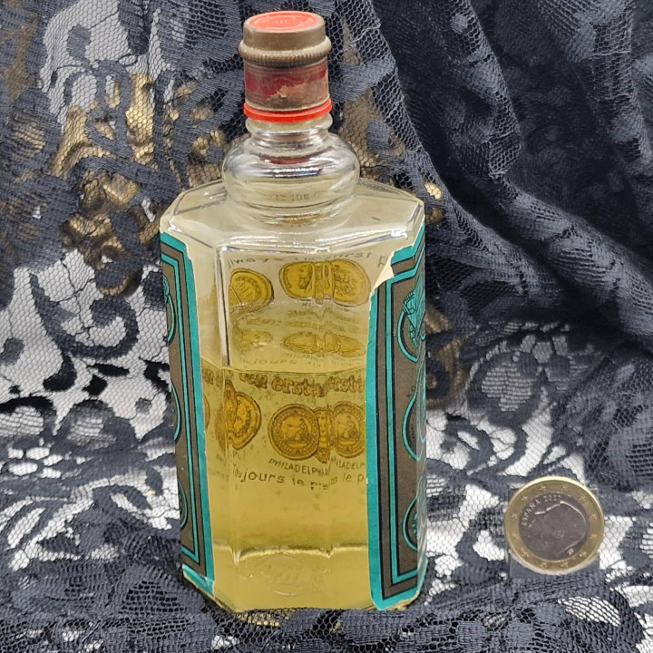 Винтажный одеколон 4711 Echt Kölnisch Wasser, немецкие миниатюры и большие флаконы 1970 1990, декор стеклянный флакон духов