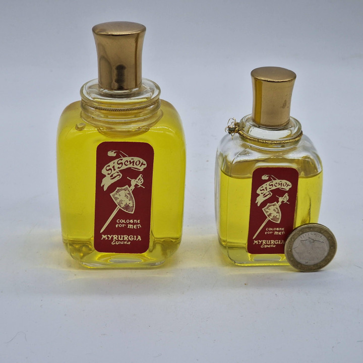 Vintage Sí Señor Myrurgia Herren Kölnisch Wasser 1970er 100ml