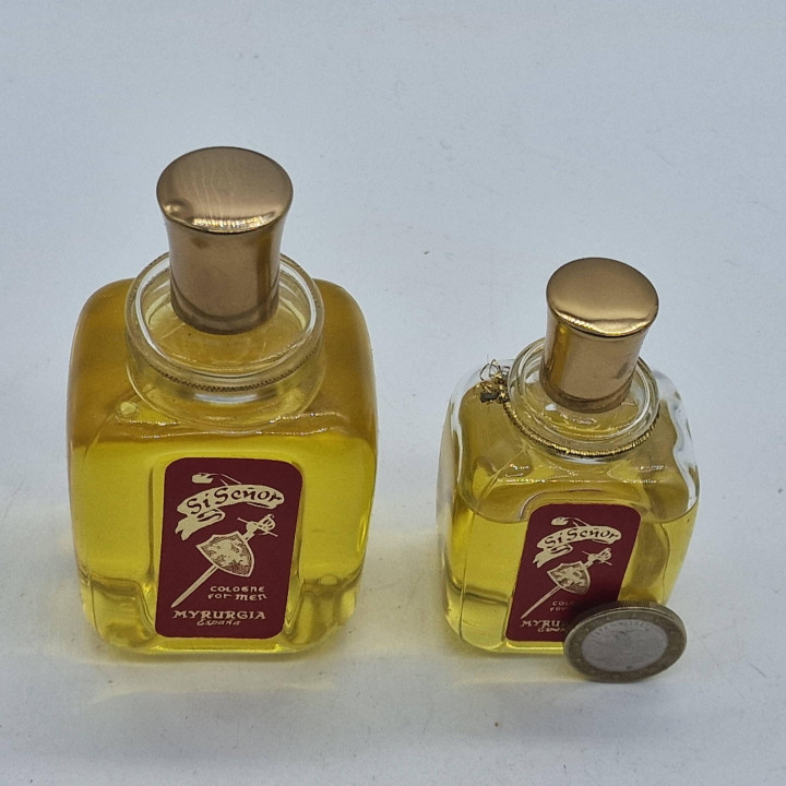 Vintage Sí Señor Myrurgia Herren Kölnisch Wasser 1970er 100ml
