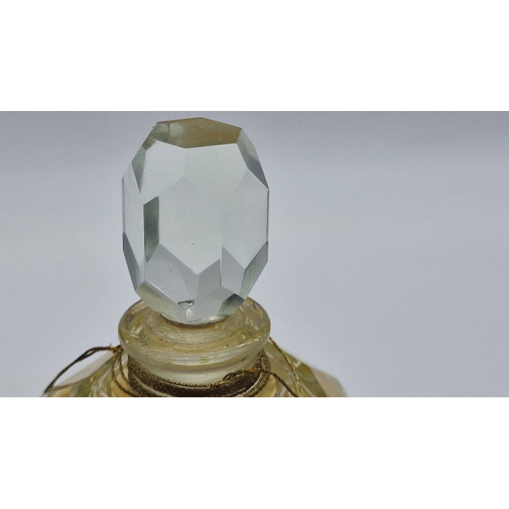 Eau de Cologne Parfum Vintage Luxana Barcelone - El Gran Magnate 200ml - Flacon en Cristal Taille Scelle Art Deco de 1924 Rare