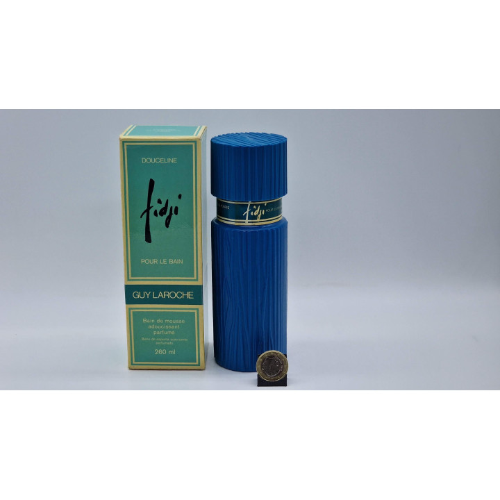 Vintage Fidji Guy Laroche płyn do kąpieli, żel Douceline Pour Le Bain 260ml kolekcjonerski z oryginalnym pudełkiem z lat 80.