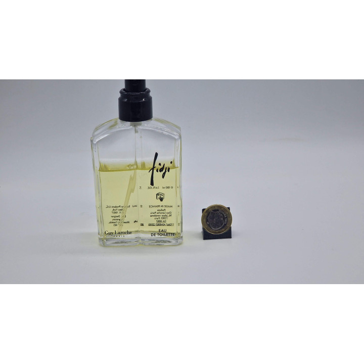Parfum Vintage Fidji Guy Laroche Eau de Toilette 100 ml, France 1990, Sans Bouchon ni Boîte, Fragrance Collection, Reste 65 ml