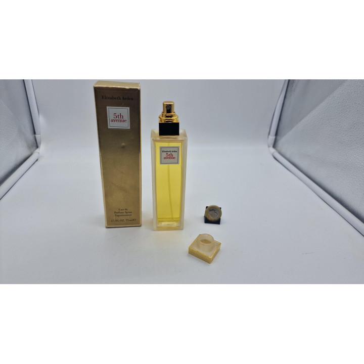 Parfum Vintage 5th Avenue Elizabeth Arden Eau de Parfum Spray 75ml avec Boite, Fragrance Rare de Collection des Annees 1990