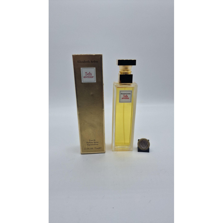 Elizabeth Arden 5th Avenue Vintage Perfume Eau de Parfum Spray 75ml 2.5oz with Box, 1990s Rare Collectible Fragrance for Women