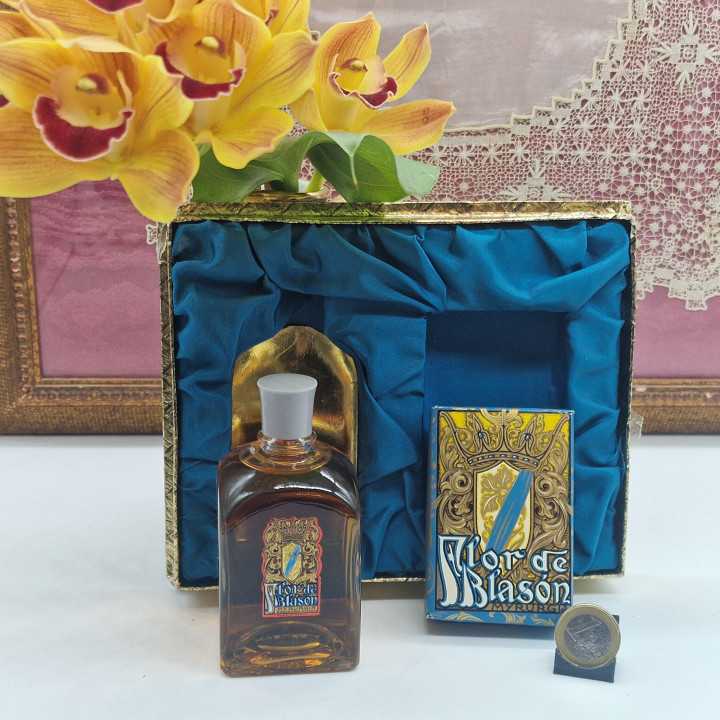 Vintage Myrurgia Flor de Blason Parfum Set - Eau de Cologne 100ml en Zeep 85g, Spaans Verzorgingsset Jaren 50 Cadeau voor Verza…