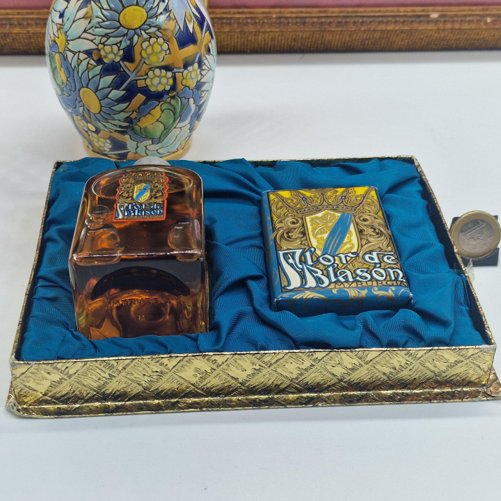 Vintage Myrurgia Flor de Blason Parfum Set - Eau de Cologne 100ml en Zeep 85g, Spaans Verzorgingsset Jaren 50 Cadeau voor Verza…